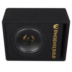 Subwoofer activ Z10AB Phoenix Gold, 10 inch, 200W RMS, max 800W, kit de cabluri incluse CarStore Technology