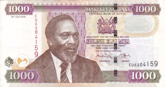 KENYA 1.000 shillingi 2010 VF+++!!!