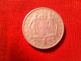 Moneda Grecia 1 drahma 1967 rege Constantin II , Cu-Ni , cal. f.buna