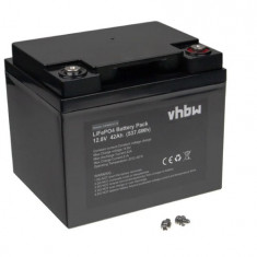 Baterie VHBW LiFePO4 42Ah 12.8V 537.6 Wh Baterie litiu-fosfat de fier pentru rulote