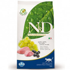 Farmina N&amp;D cat GF ADULT Lamb &amp; Blueberry 5 kg