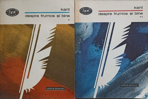 DESPRE FRUMOS SI BINE VOL.1-2-EMMANUEL KANT