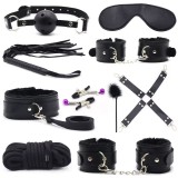 Set Rosy Bondage 10pcs Negru