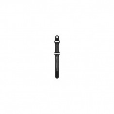Curea Silicon Sport Compatibila cu Apple Watch 38-40 mm - iberry Strap C001 Black/Gray