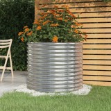 Cumpara ieftin Jardinieră argintiu 80x80x68 cm oțel vopsit electrostatic