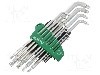 Set chei sferic, Torx&reg;, otel crom-vanadium, TX05, TX06, TX07, TX08, TX09, TX10, TX15, TX20, TX25, TX27, TX30, TX40, TX45, WIHA - 40979