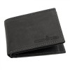 Portofel Barbati Piele Naturala Negru Vintage RFID Slim 12x9 cm, 10 Carduri, Monede, Documente. Elegant si Durabil