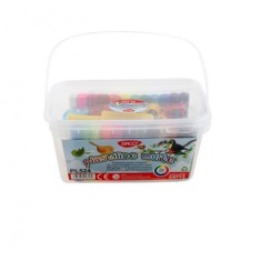 Plastilina 24C 17 accesorii 500G, Plastiline Multe DACO foto