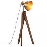 Cumpara ieftin Lampa de podea 25 W, alama antichizata, 45x45x120 cm, E27