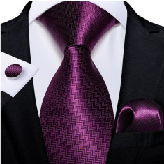 Set cravata + batista + butoni - matase 100% - model 412