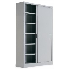DULAP METALIC CU USI GLISANTE SI 5 RAFTURI, 1200x450x2500 mm (LxlxH), 45 kg/polita, Italia