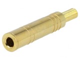 Mufă Jack 6,3mm Stereo cu Manșon Drept pe Cablu