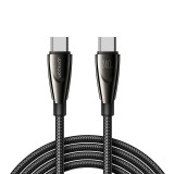 Cumpara ieftin Cablu pentru incarcare si transfer de date Joyroom SA31-CC5, USB-C la USB-C, 240W, 480 Mbps, 1.2 m, Negru