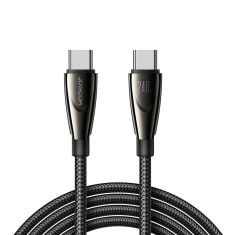 Cablu pentru incarcare si transfer de date Joyroom SA31-CC5, USB-C la USB-C, 240W, 480 Mbps, 1.2 m, Negru