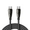 Cablu pentru incarcare si transfer de date Joyroom SA31-CC5, USB-C la USB-C, 240W, 480 Mbps, 1.2 m, Negru