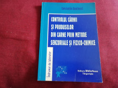 CONSTANTIN DANILEVICI - CONTROLUL CARNII SI PRODUSELOR DIN CARNE foto