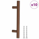 Cumpara ieftin Manere de dulap, 10 buc., bronz, 96 mm, otel inoxidabil