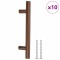 Manere de dulap, 10 buc., bronz, 96 mm, otel inoxidabil