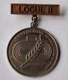 insigna Consiliul Municipal Bucuresti pt educatie fizica si sport medalie loc 2