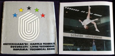 UNIVERSIADA &amp;#039;81 BUCURESTI - cartea tehnica, album ilustrat 1981, arene, program foto