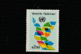 Natiunile Unite Vienna-1980-Simbol UN,dantelat,MNH,Mi.8, Organizatii internationale, Nestampilat