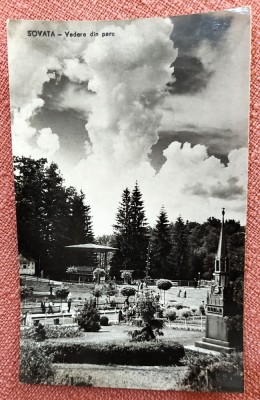 Sovata - Vedere din parc - Circulata, 1959 foto