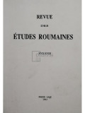 Emil Turdeanu - Revue des etudes roumaines, XVII - XVIII (editia 1993)