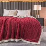 Cumpara ieftin Patura cocolino 200x230cm,tip tricotaj cu blanita,visinie-F034