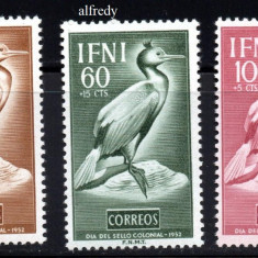 IFNI 1952, Fauna, Pasari, MNH, serie neuzata