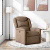 VidaXL Fotoliu rabatabil, maro, material textil 4015600