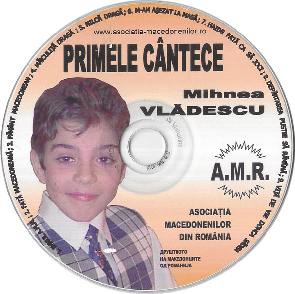 CDr Mihnea Vlădescu &lrm;&ndash; Primele C&acirc;ntece, original, fără coperți