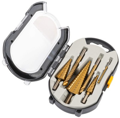 Set burghie conice HSS in trepte PM-ZWSF-6T, 4-30 mm, 6 bucati, Powermat PM1458 foto