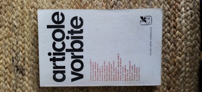 ARTICOLE VORBITE - CONFERINTE RADIOFONICE foto