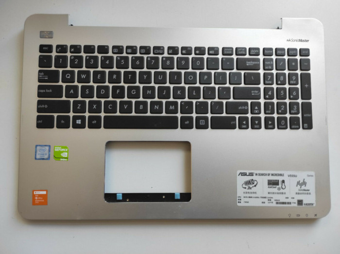 Palmrest carcasa superioara cu tastatura Asus V555U X555U X555UB 13N0-R8A0B01
