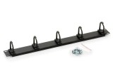 Organizator cabluri orizontal Triton 1U,5 x small click-in ring 35x30