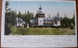 Carte postala, Sinaia Castelul Peles, inceput de secol XX