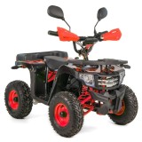 ATV Electric Copii XTR E-M14, 1200W, 48V, Negru/Rosu, Roti 6", Automata, LED, Portbagaj