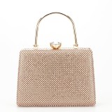 Cumpara ieftin Geanta clutch auriu roze cu pietricele BYH-877 05