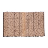 Cumpara ieftin Covor bumbac maro negru 90 x 150 cm