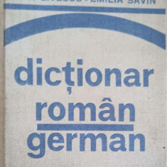 DICTIONAR ROMAN - GERMAN-JEAN LIVESCU, EMILIA SAVIN