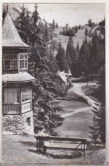 bnk cp Lacul Rosu - Vedere din statiune - uzata