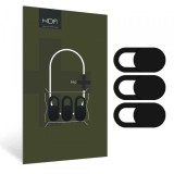 Capac Privacy Camera Web HOFI Slim Pro+ pentru Laptop, Set 3 bucati, Negru