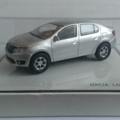 Macheta Dacia Logan MK2 2012 silver - KFT 1/43 editie de reprezentanta