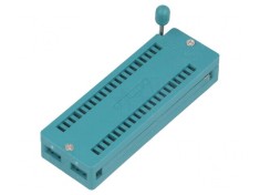 Soclu ZIF DIP40 THT 15.24mm pentru Circuite Integrate