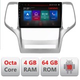 Navigatie Jeep Grand Cherokee 2011-2013 E-GRCHE Octa Core cu Android Radio Bluetooth Internet GPS WIFI DSP 4+64GB 4G RESIGILAT CarStore Technology