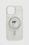 Cumpara ieftin Karl Lagerfeld Husă pentru telefon iPhone 15 6.1 culoarea transparent