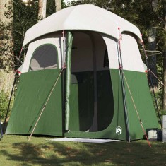 vidaXL Cort de duș pentru 2 persoane, verde, impermeabil 4009533