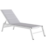 Outsunny Șezlong basculant pentru plajă | Aosom Romania