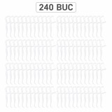 Cumpara ieftin Ata Dentara Scobitoare 10 Seturi x 24 Bucati, Alb, Dactylion - Curatare Interdentara, Igiena Orala Completa