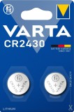 Baterii Varta CR2430 3V Lithium Professional Electronics set 2 buc, baterii tip pastila pentru telecomenzi, ceasuri si electronice, energie stabila
